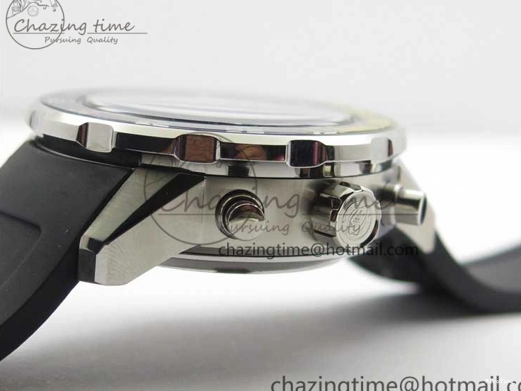 MIROTIME 0305 Aquatimer Chrono IW376702 SS BLS 1:1 Best Edition Black Dial on Black Rubber Strap A WellDesigned 7105